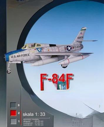 ȭ f-84f õ Ʈ  ݱ DIY   3D   ϱ   ǰ 